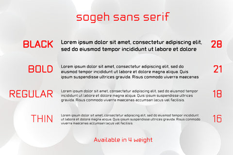 Sogeh Font twinletter 