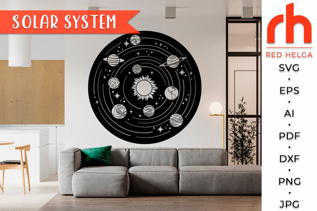 Solar System SVG - Planets Cut File SVG RedHelgaArt 
