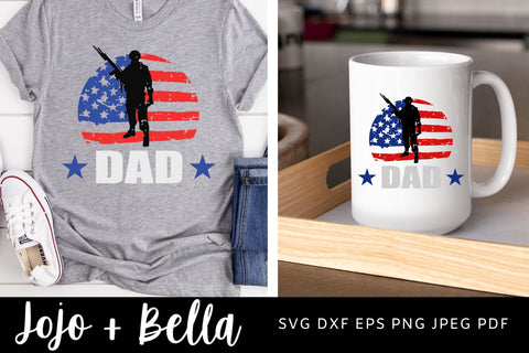 Soldier Svg, Dad Svg, Veteran Svg, Hero Svg, Memorial Day SVG, Military Svg, Father's Day Svg, Veterans Day Svg, Svg files for Cricut, silhouette files SVG Jojo&Bella 