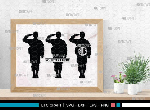 Soldiers Monogram, Soldiers Silhouette, Soldiers SVG, Military Svg, Army Svg, Guns Svg, SB00407 SVG ETC Craft 