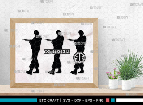 Soldiers Stuff Monogram, Soldiers Stuff Silhouette, Soldiers Stuff SVG, Military Svg, Combat Boots Svg, Helmet Svg, SB00408 SVG ETC Craft 