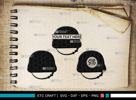 Soldiers Stuff Monogram, Soldiers Stuff Silhouette, Soldiers Stuff SVG, Military Svg, Combat Boots Svg, Helmet Svg, SB00408 SVG ETC Craft 