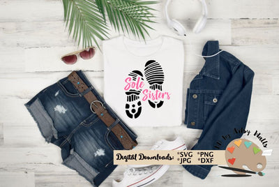 Sole Sisters svg dxf - Running friends - Running partners SVG The Artsy Spot 