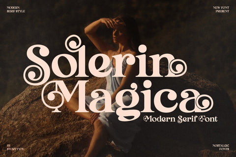 Solerin Magica Typeface Font Storytype Studio 