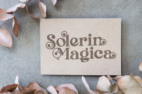 Solerin Magica Typeface Font Storytype Studio 