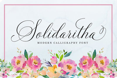 Solidaritha Script Font Great Studio 