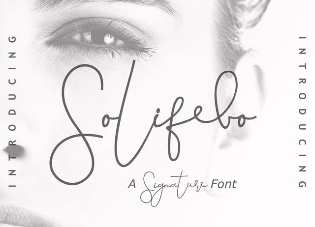 Solifebo Font Font Leamsign Studio 
