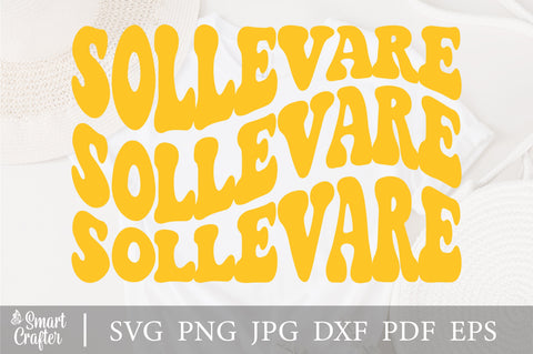 Sollevare svg, wavy style svg, EPS PNG Cricut Instant Download SVG Fauz 