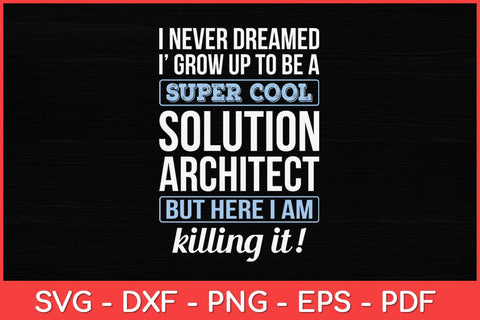 Solution Architect Funny Svg Design SVG artprintfile 