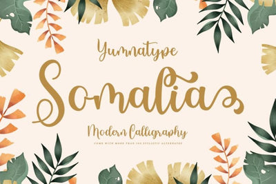 Somalia Font yumnatype 