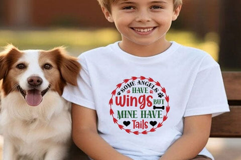 Some Angels Have Wings But Mine Have Tails SVG Angelina750 
