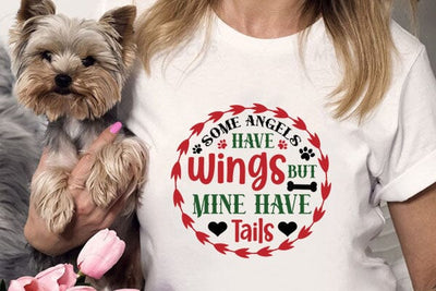 Some Angels Have Wings But Mine Have Tails SVG Angelina750 