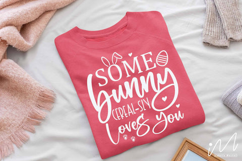 some bunny cereal-sly loves you svg, Easter day svg, bunny svg SVG Isabella Machell 