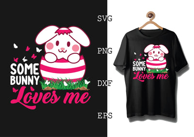 Some bunny loves Me Svg, Bunny Babe Easter Svg, Bunny Svg, Welcome Spring Svg SVG DesignTShirt 
