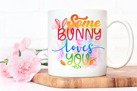 Some Bunny Loves You PNG I Easter Sublimation I Easter PNG Sublimation Happy Printables Club 