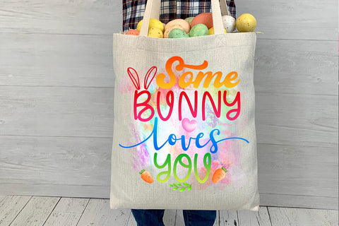 Some Bunny Loves You PNG I Easter Sublimation I Easter PNG Sublimation Happy Printables Club 