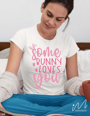 some bunny loves you svg, Easter svg SVG Isabella Machell 