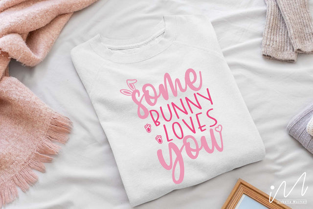 some bunny loves you svg, Easter svg SVG Isabella Machell 