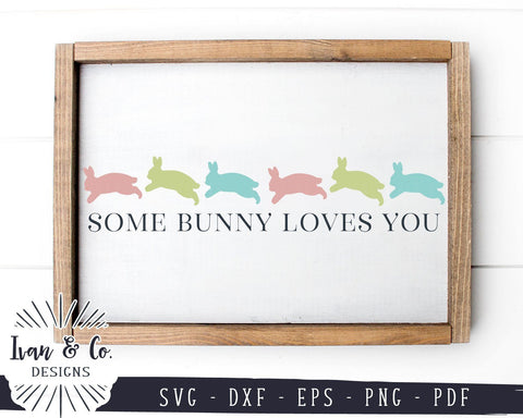 Some Bunny Loves You SVG Files | Easter | Bunny | Rabbit | Farmhouse SVG (959060706) SVG Ivan & Co. Designs 
