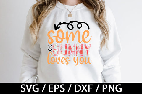 Some bunny loves you svg SVG akazaddesign 