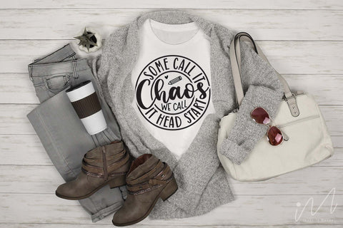 some call it chaos we call head start svg,Kindergarten Teacher Svg, Cool Teacher T-shirt svg, Cut files, Funny Teacher Svg SVG Isabella Machell 