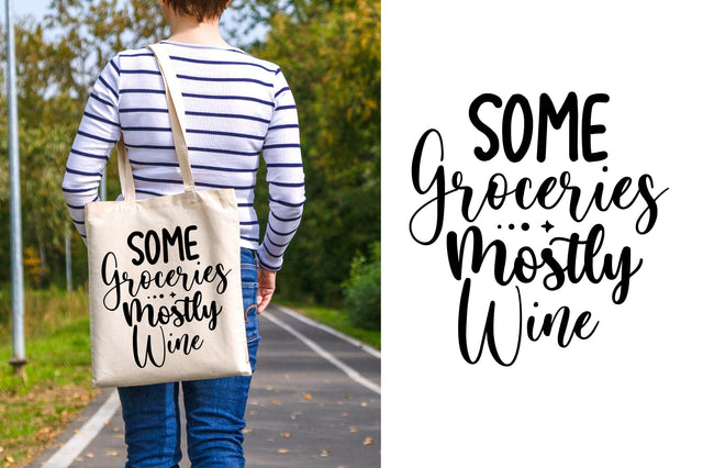 Some Groceries Mostly Wine svg SVG orpitasn 