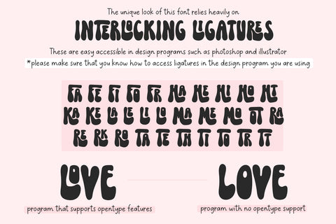 Some Love - Retro Groovy Font Font KA Designs 