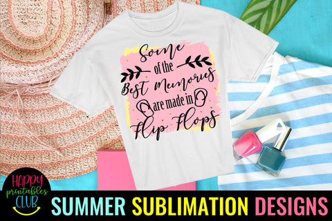 Some of the Best Memories -Beach Sublimation- Summer PNG Sublimation Happy Printables Club 