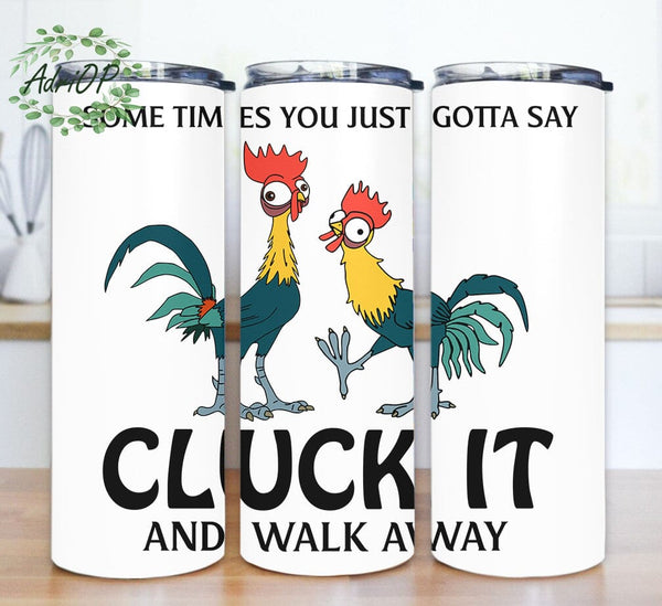 Funny Chickens Tumbler Wrap Design