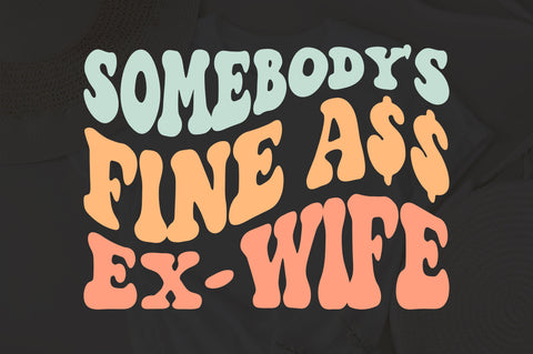 Somebody's Fine Ass Wife svg, Ombre print Mom svg, purple-orange Funny shirt for Mom, Wife, Halloween gift svg, Cricut, Instant Download SVG Fauz 
