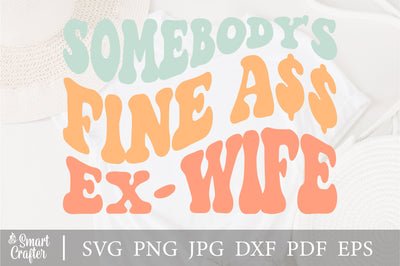 Somebody's Fine Ass Wife svg, Ombre print Mom svg, purple-orange Funny shirt for Mom, Wife, Halloween gift svg, Cricut, Instant Download SVG Fauz 