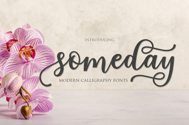 Someday Script Font Mrletters 