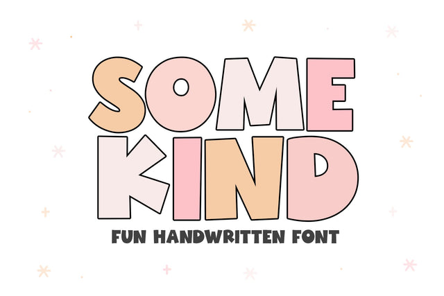 Somekind - Fun Handwritten Font Font KA Designs 