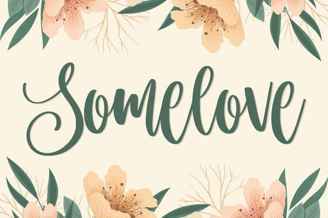 Somelove – Handlettering Font Font Good Java 