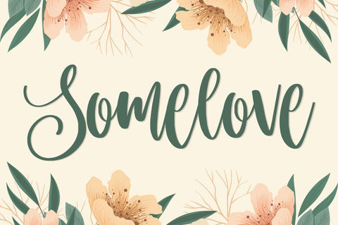 Somelove – Handlettering Font Font Good Java 