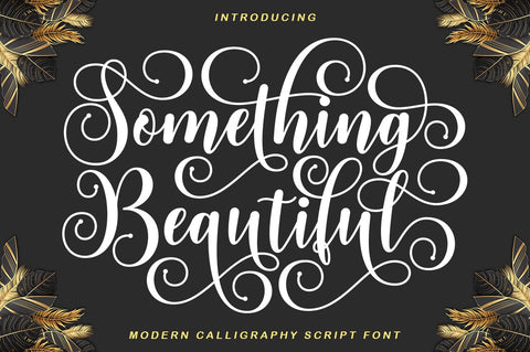 Something Beautiful Font IRF Lab Studio 