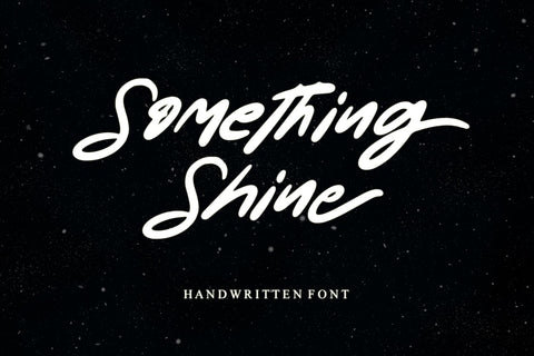 Something Shine Font Afandi Studio 