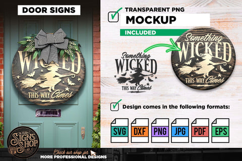 Something Wicked this way comes | Halloween SVG Sign SVG The Vintage Signs Shop 