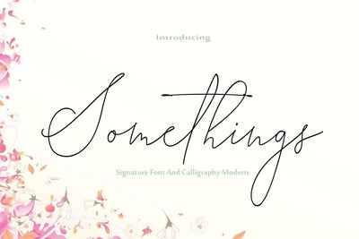Somethings Font Naqsya.Co