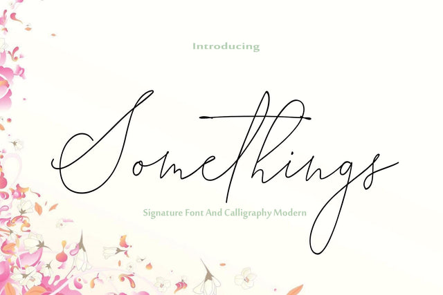 Somethings Font Naqsya.Co
