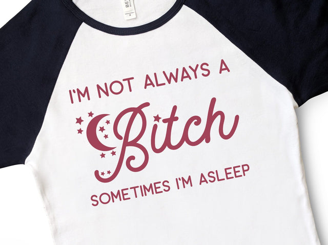 Sometimes I'm Asleep SVG Design SVG Crafting After Dark 