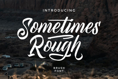 Sometimes Rough Font Arterfak Project 