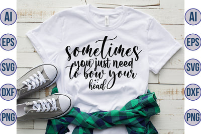 sometimes you just need to bow your head svg SVG orpitasn 