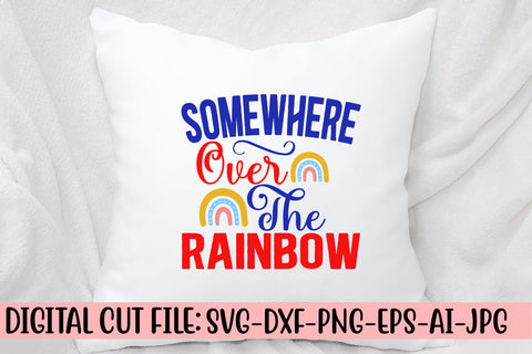 Somewhere Over The Rainbow SVG Cut File SVG Syaman 