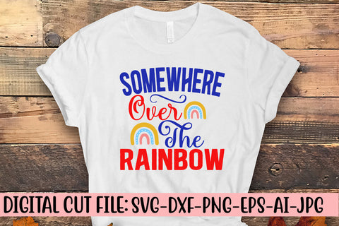 Somewhere Over The Rainbow SVG Cut File SVG Syaman 