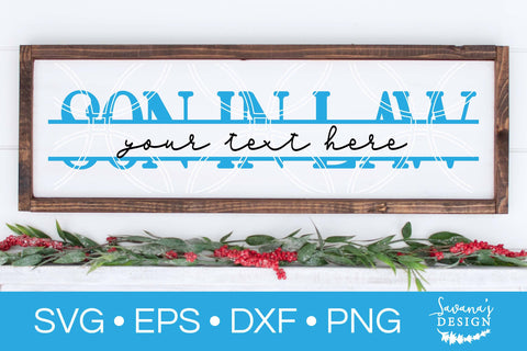 Son In Law Split Monogram SVG SVG SavanasDesign 