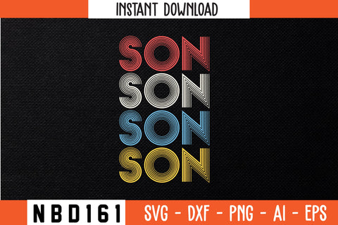 SON Retro Design SVG Nbd161 