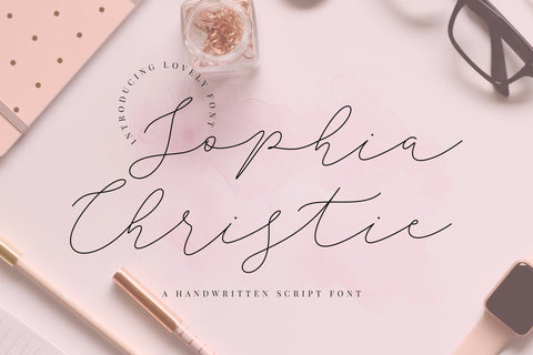 Sophia Christie Script Font Creatype Studio 