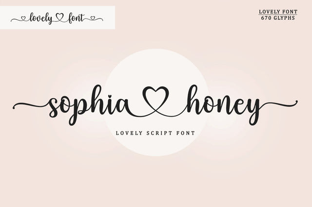 Sophia Honey Font BungStudio 