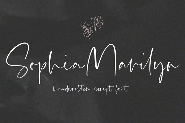 Sophia Marilyn Font Timur type 